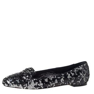 Dolce & Gabbana Sequin Smoking Slippers